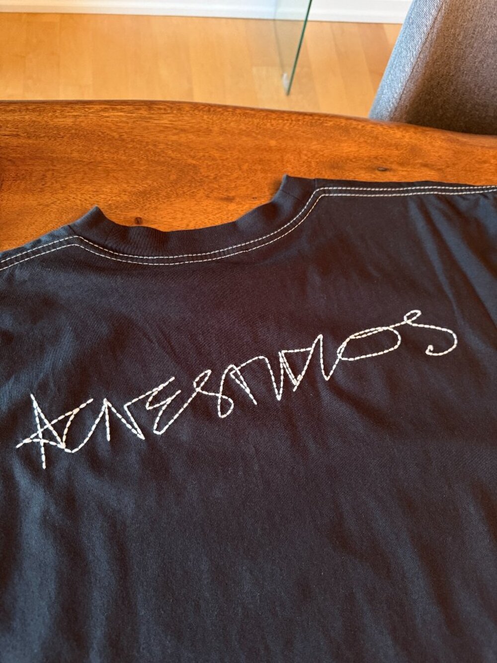 Acne Studios - Black T-Shirt - XXL - Stylized Logo on back